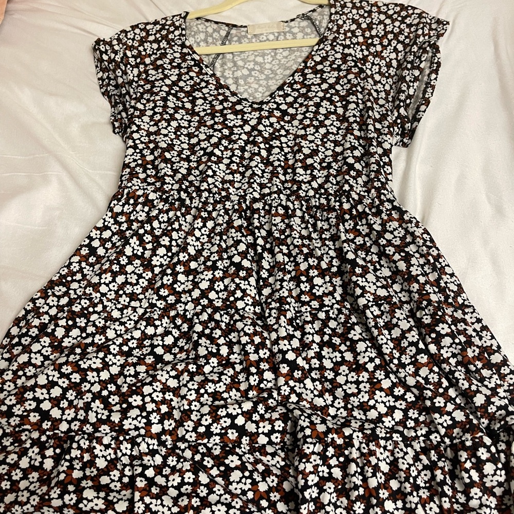 altard state floral mini dress